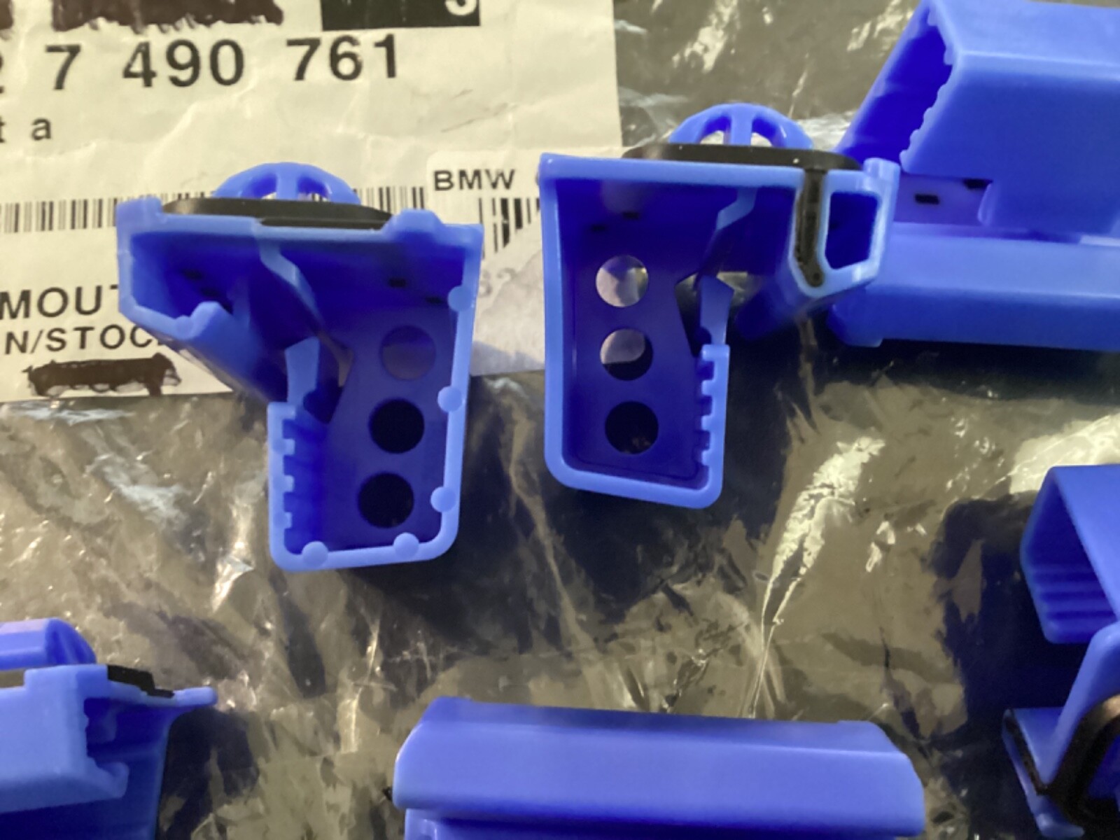 BMW 1 2 Series F40 M Sport 6xClips Side Skirt Wet Area Rocker Blue 