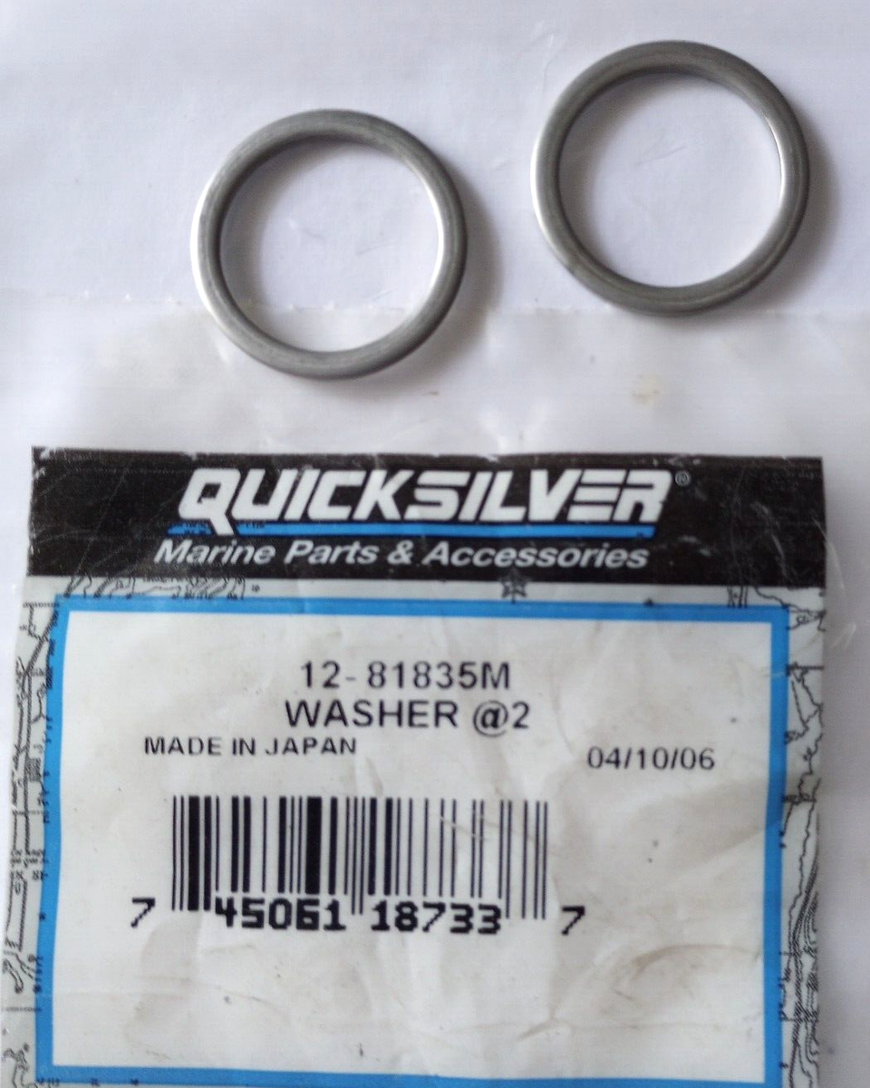 Mercury Quicksilver Washer NOS 12-81835M Qty. 2 (L-6861) | eBay