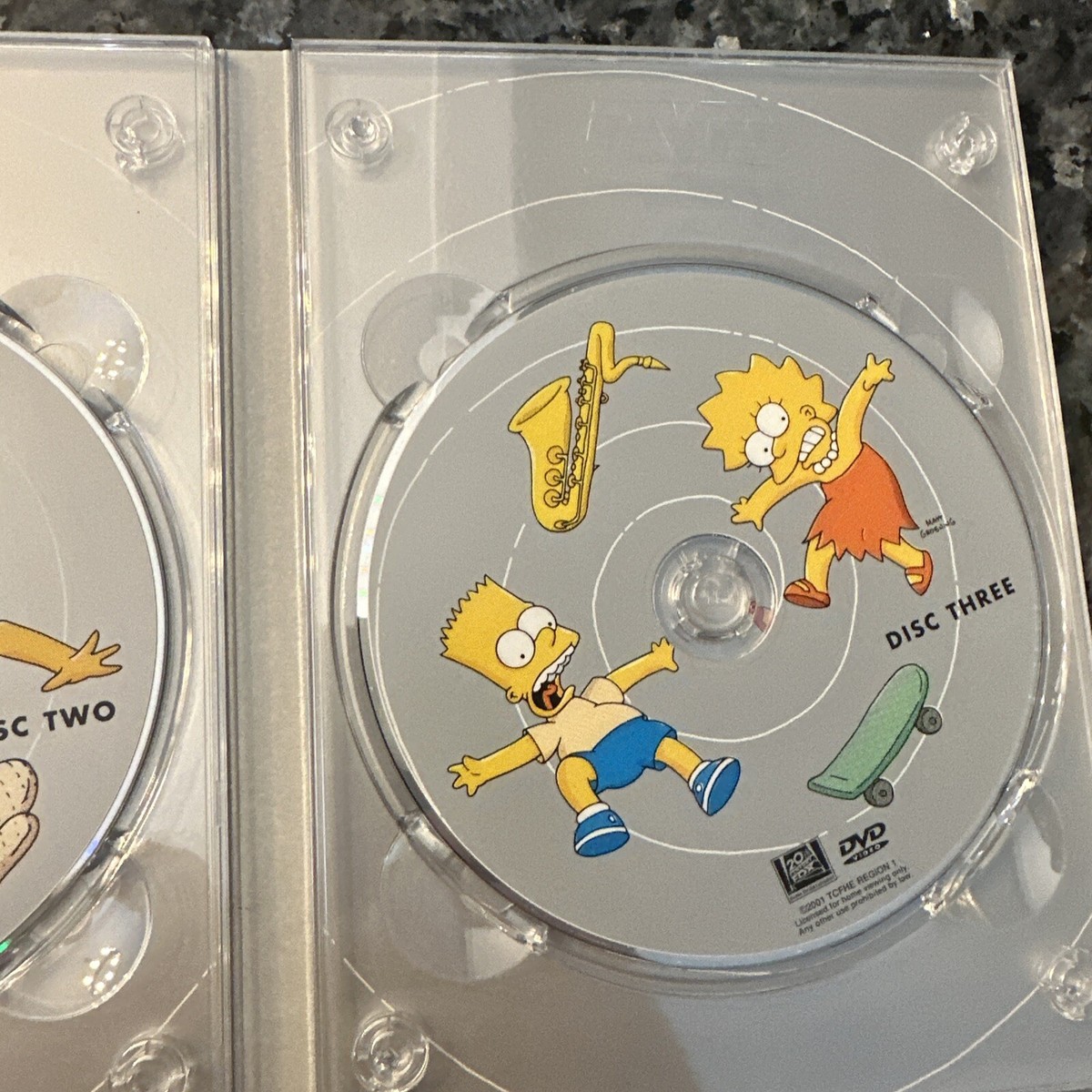 The Simpsons Complete First Season DVD, 2001, 3-Disc Set