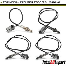 4x Sensor de oxígeno O2 para Nissan Frontier 2000 3,3 L manual aguas arriba y aguas abajo