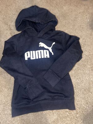 PUMA Youth Boys Hoodie, Black Small Size 6 | eBay
