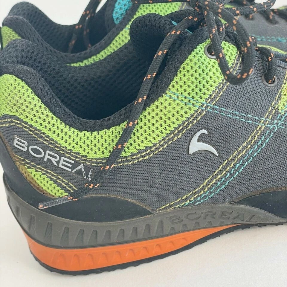 Sapatos de caminhada Boreal Flyers ventilação masculino tamanho 6 cinza verde leve ao ar livre - Imagem 2 de 4