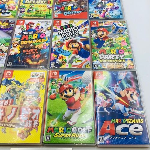 Nintendo Switch Video Game Super Mario Series 17 Type Choice Japan Tested w/Case - Picture 7 of 40