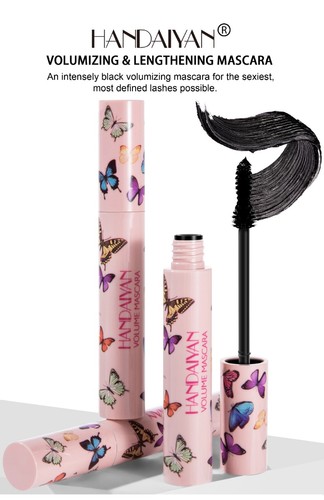 HANDAIYAN Curling Black Mascara Long Lasting Butterfly Brush Luxury Eye Makeup - Picture 5 of 11