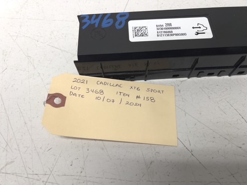 20-21 CADILLAC XT6 HVAC AC CLIMATE HEATER TEMPERATURE CONTROL MODULE OEM LOT3468 - Picture 6 of 6