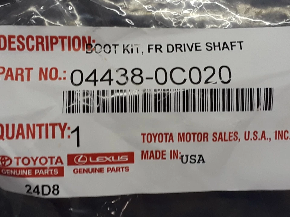 Kit de arranque de eje CV genuino OEM OE Toyota Tundra 2000-2006 Sequoia 2001-2007 Foto 3 de 3