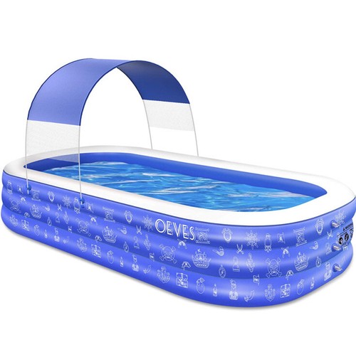 OEVES Inflatable Swimming Pool Full 