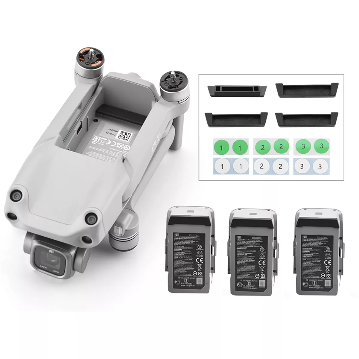 Battery Charging Port Dust Plug Protective Cover Set for DJI MAVIC AIR2/2S Drone