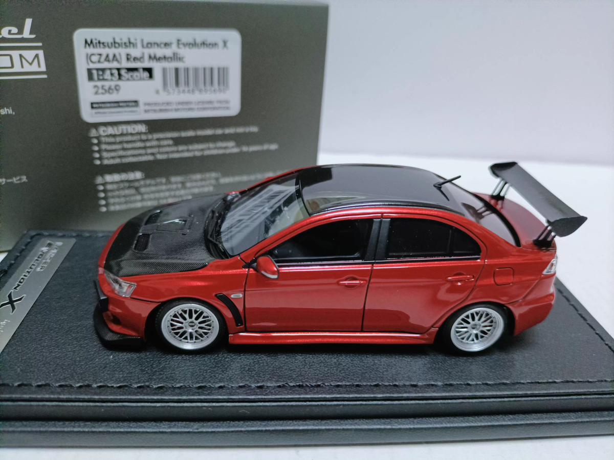 ホビーラジコン Mitsubishi Lancer Evolution 1/43 1/43 Mitsubishi Lancer Evolution VI TME Red Resin Model Car