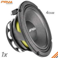 1x PRV Audio 6MR500-NDY-4 Midrange Neodymium 6.5" Speaker 4 Ohm Car Audio 500W