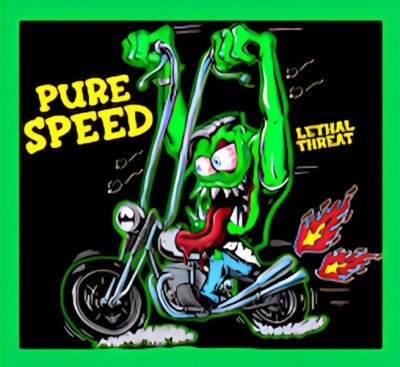 Pure Speed Lethal Throat Rat Race Car Hot Rod Refrigerator Fridge