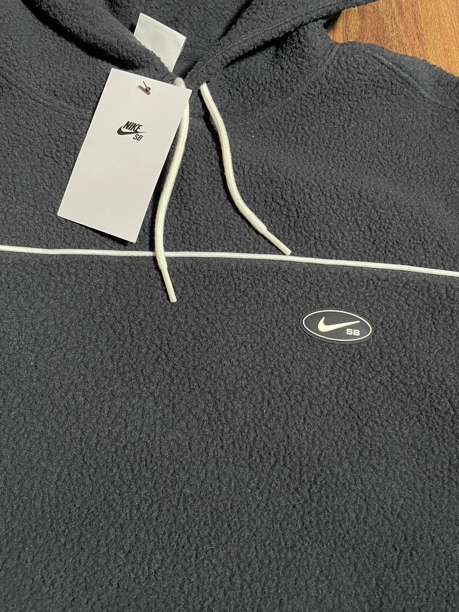 nike sb high pile fleece skate hoodie