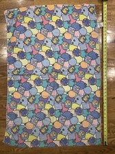 Vintage Baby Dreams by BIBB 40  x 27  - 100 Cotton - Safari Animals Lion Giraffe