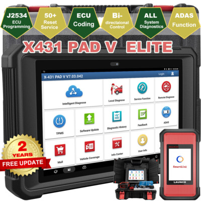 2024 LAUNCH X431 PAD 5 PAD V Profi Auto OBD2 Diagnosegerät ECU Key Programmier