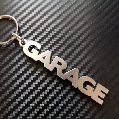 Garage Porte-Clé Acier Inoxydable Voiture Mécanicien Cadeau