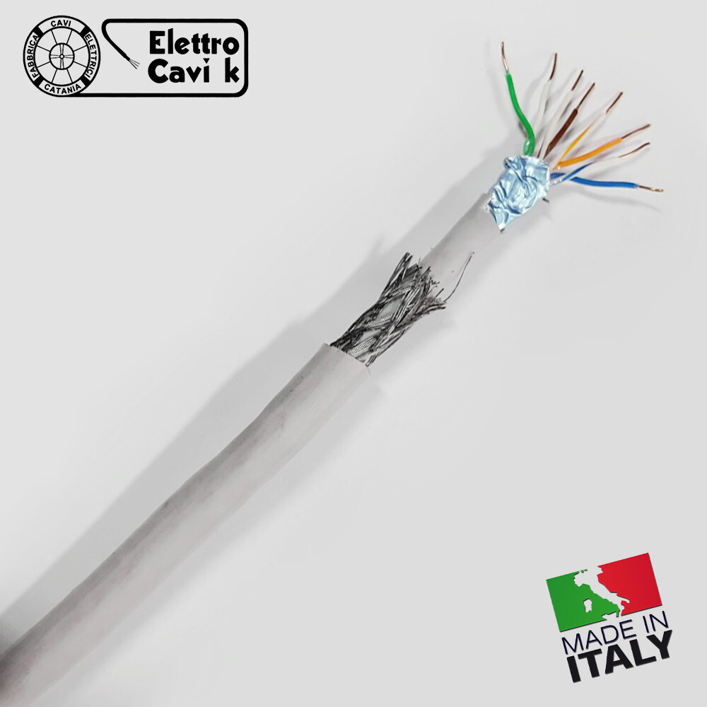 Cavo Videocitofono Armato 2x1 Mm² Twisted - 50 Metri, Grado 4°, Anti-Roditore, Made In Italy - Foto 2