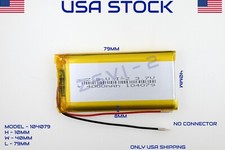 3.7V 4000mAh 104079 Lithium Polymer LiPo Rechargeable Battery USA STOCK 