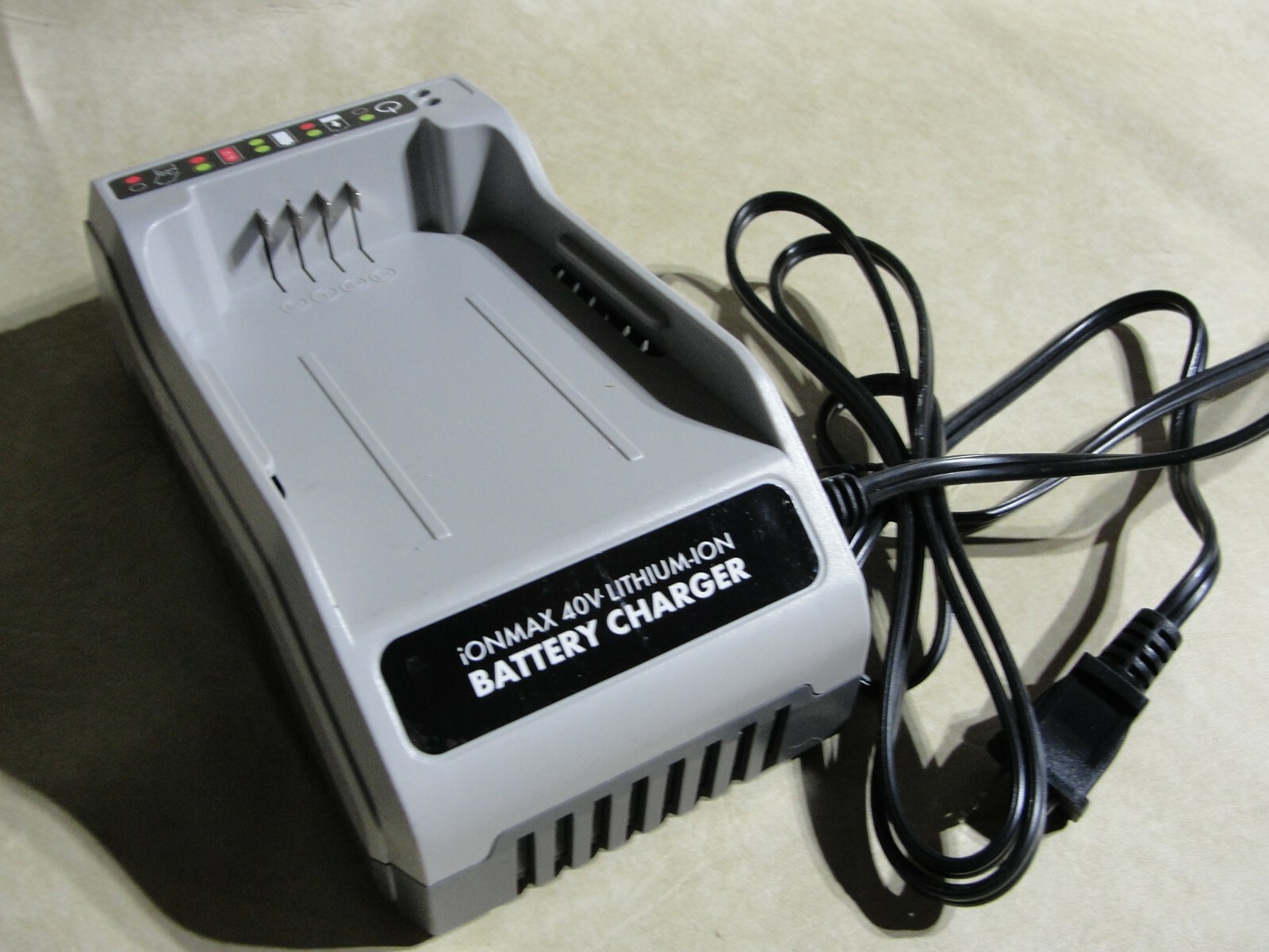 Ionmax 40 volt Lithium Ion Charger; iCHRG40, Snow Joe