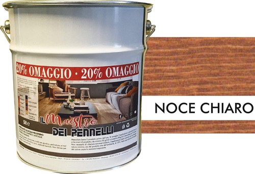 Impregnante legno esterni per ciclo cerato professionale ad acqua 5kg Maestro - Afbeelding 8 van 8