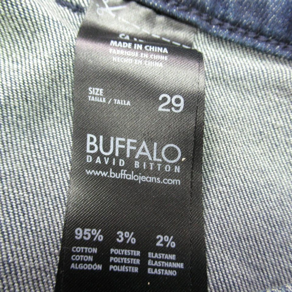 Buffalo Shorts Womens 29 Denim Mid Rise Short Blue Casual Pockets Outdoors - Image 3 of 4