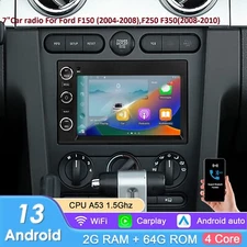 2+64GB FOR FORD F150 2004-2008 ANDROID 13 CARPLAY CAR STEREO RADIO GPS NAVI WIFI