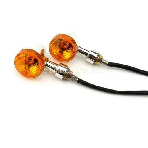 3.7" Mini Plastic Turn Signals for Suzuki Intruder 500 750 1400 GS550 GS750 - Image 3 of 4