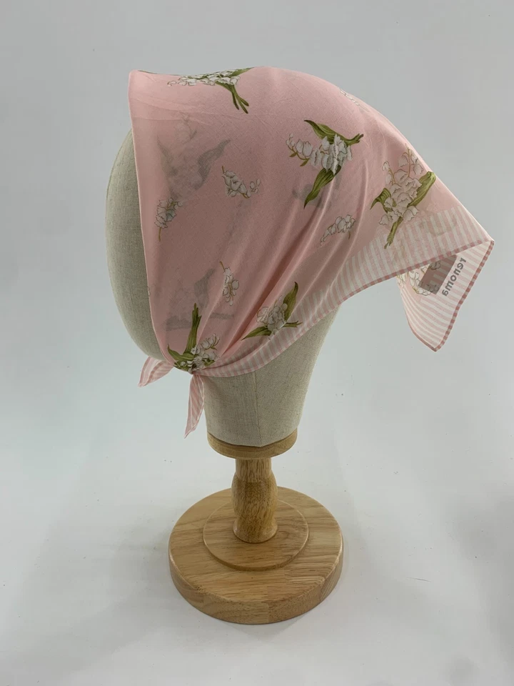 Pañuelo floral vintage Renoma pañuelo de algodón pañuelo cuadrado de bolsillo envolvente Foto 3 de 4