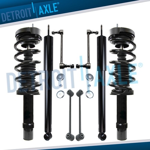 AWD Front Struts Rear Shocks Sway Bars for 20122019 Dodge Charger
