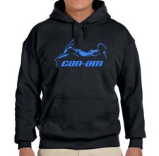 Can Am RT Motorcycle Black Hoodie Sweatshirt FREE SHIP
