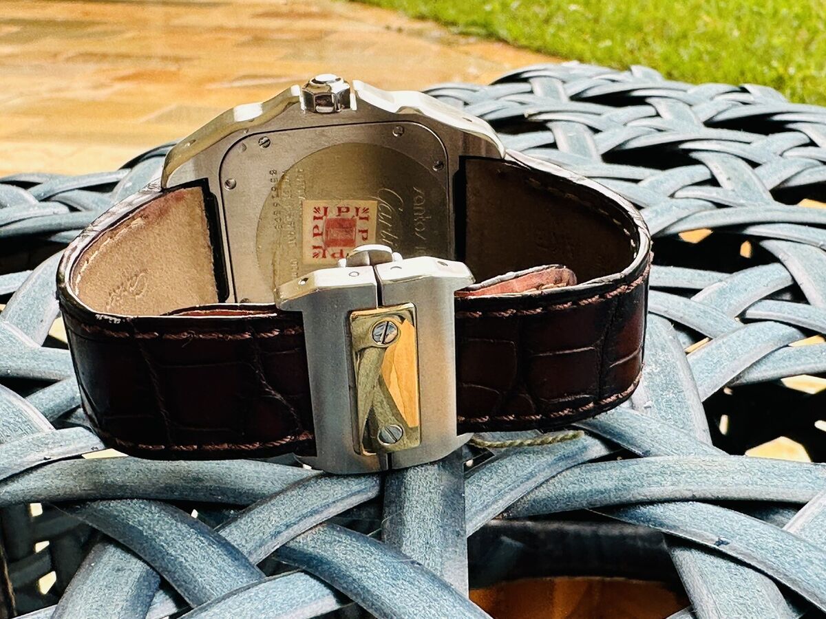 Genuine Cartier Santos 100 XL Automatic 18K Yellow Gold Genuine Cartier Santos 100 XL Automatic 18K Yellow Gold