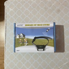 Justpet JG27 Black Waterproof 1000 Meter GPS Wireless Pet Fence System New