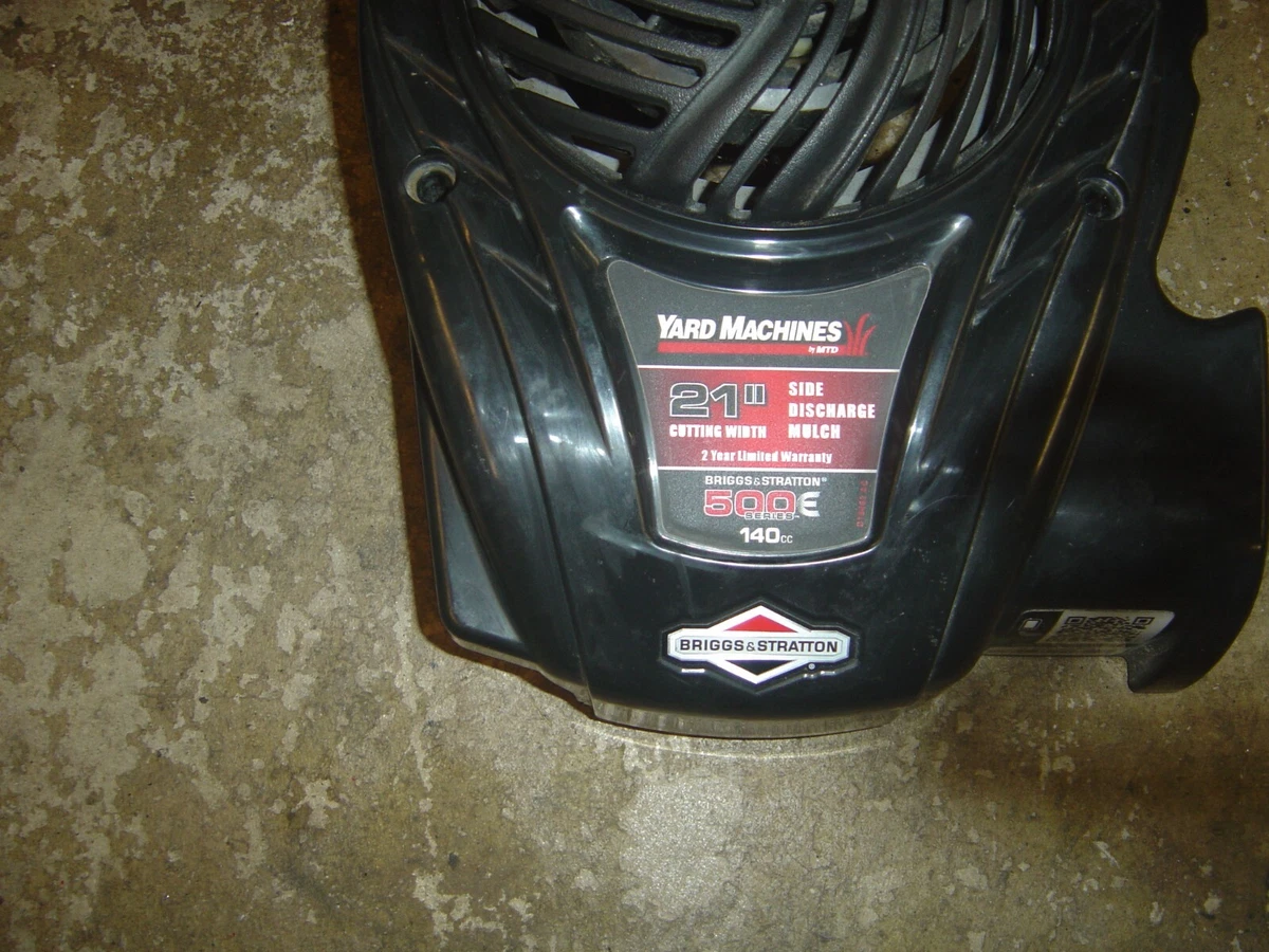 Yard machine 500e sales