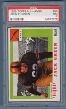 1955 Topps All American  #53 JOHN F. GREEN (14667178) PSA 7