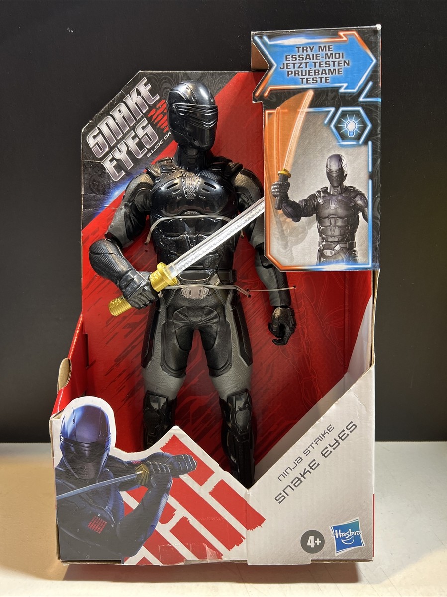 SNAKE EYES 12 INCH Ninja Strike 2021 Hasbro GI JOE Figure With