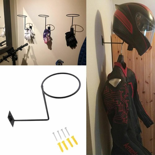Accessori per motociclette in acciaio supporto per casco appendiabiti  gancio | eBay