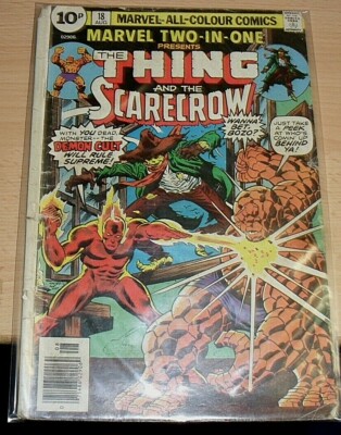 MARVEL COMICS THE THING AND THE SCARECROW NUMBER 18 1976 