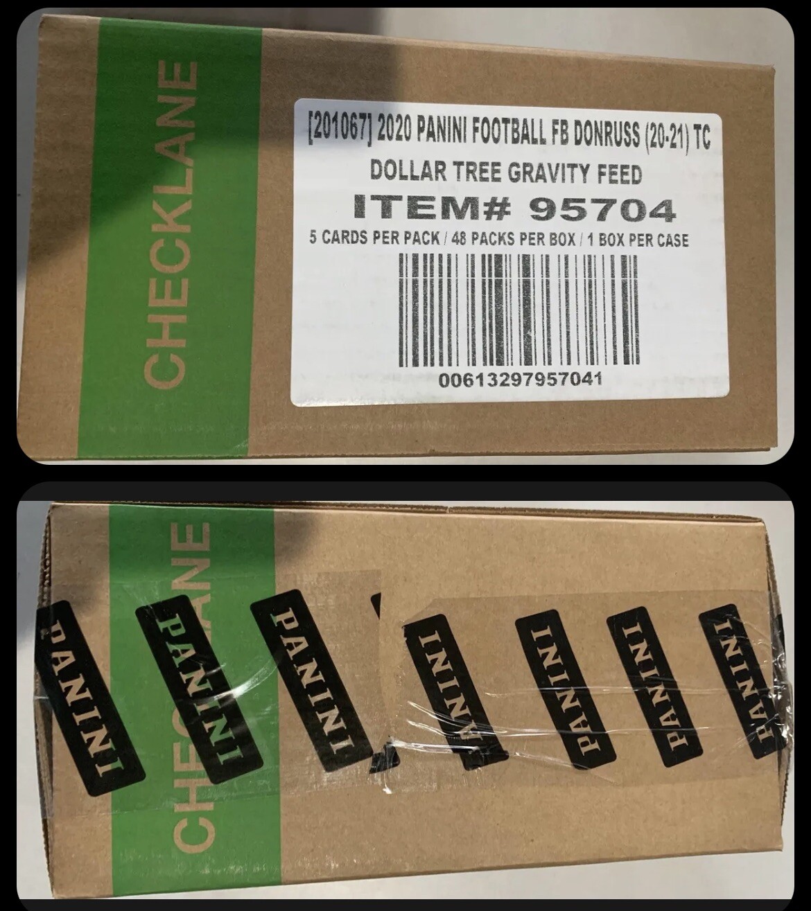 2020 PANINI DONRUSS DOLLAR TREE GRAVITY FEED 1 BOX CASE 48 PACKS