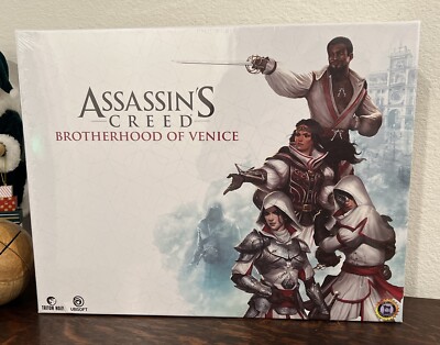 Assassin's Creed: Brotherhood of Venice Board Game w/ Miniatures, New and Sealed