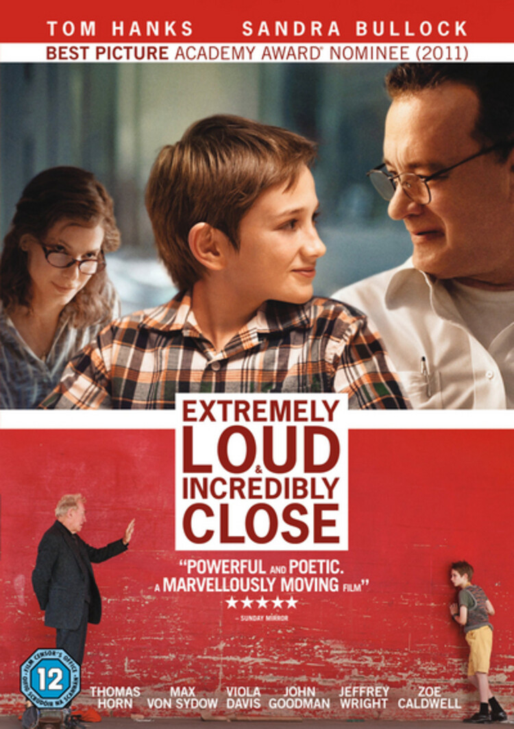 Extremely Loud And Incredibly Close (DVD) Tom Hanks Sandra Bullock Max von Sydow