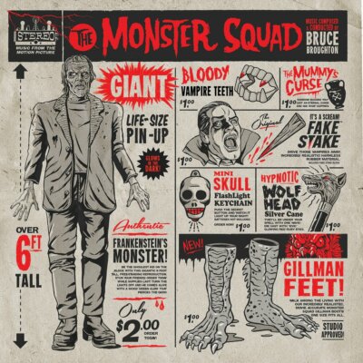 MONSTER SQUAD Soundtrack OST 2 LP Amulet Green Vinyl Mondo Records NEW & SEALED
