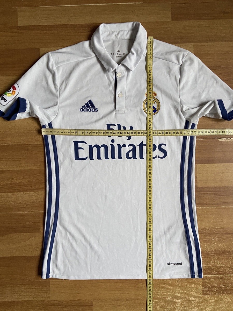 REAL MADRID 2016 2017 HOME FOOTBALL SHIRT SOCCER JERSEY ADIDAS