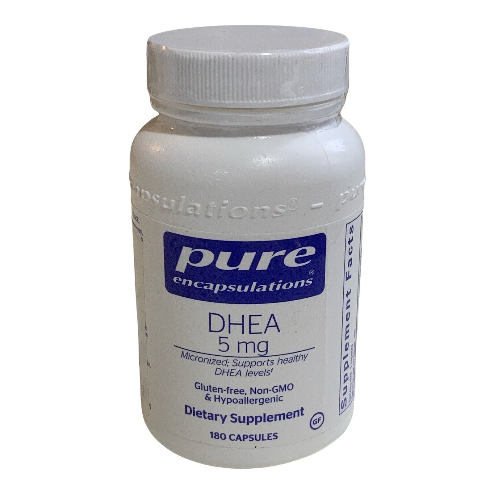 DHEA Anti-Aging 5 mg 180 Tablets by Pure Encapsulations Exp 07/2022 Free Sh