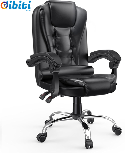 Naspaluro Sedia Da Ufficio Ergonomica, Poltrona Direzionale Con Sedile Largo, Se - Foto 10 di 12