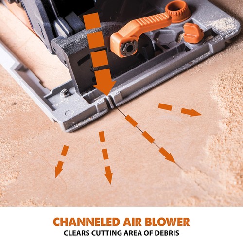 Evolution R185CCSX: Multi-Material Cutting Circular Saw 7-1/4 in. Blade With 3ft - Picture 15 of 22