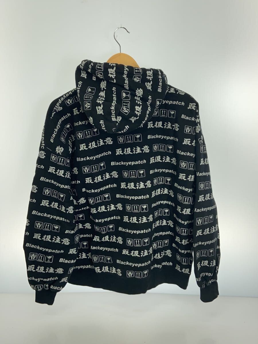 Blackeyepatch Zip Hoodie Handle with Care L Cotton Black