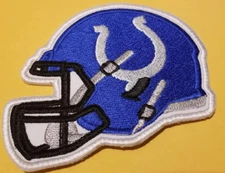 Indianapolis Colts NFL helmet Embroidered Patch approx 2.75x3.25"
