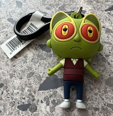Rick and Lizard Morty 3D Figural Keychain Backpack Clip Monogram Series 3 RARE