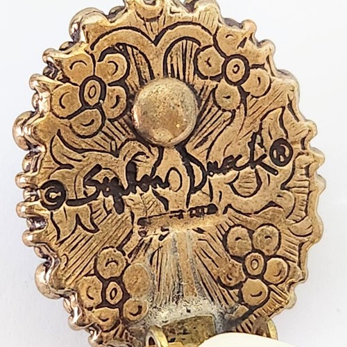 Orecchini vintage STEPHEN DWECK in argento sterling 925 - Foto 7 di 24