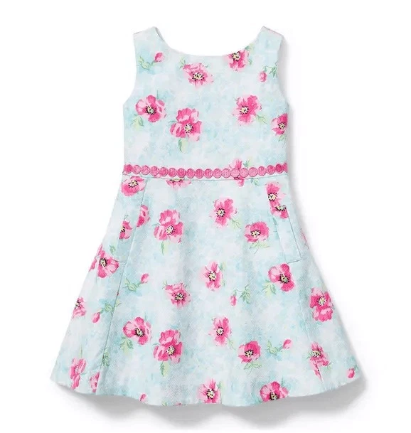 Janie And Jack Spring Floral Pique Dress In Sky Blue Floral Size 6 Girls
Opens in a new window or ta