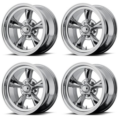 Set 4 American Racing Vintage VN605 Torq Thrust Dx7 5x4.5 Chrome